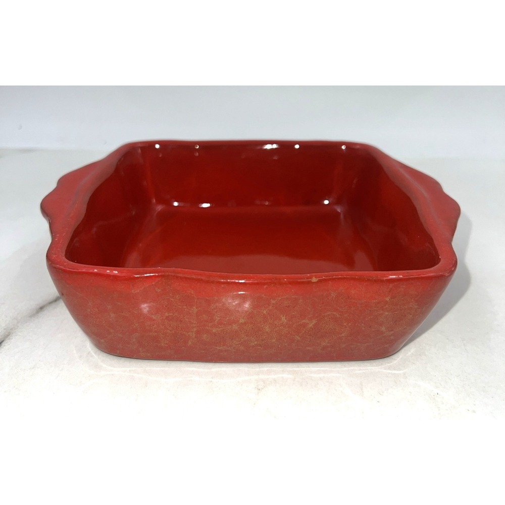 DE SILVA Baking Dish Terracotta Ruffled Edge Casserole MADE IN ITALY
